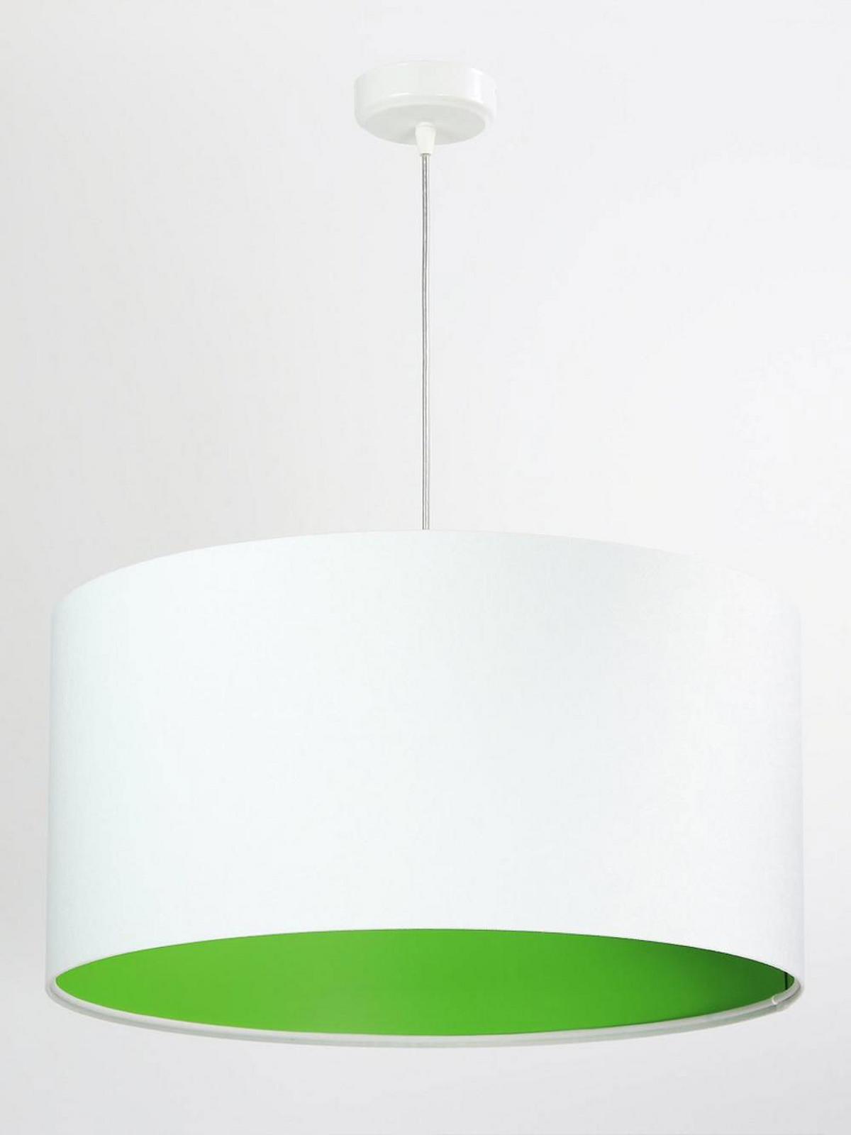 HÄNGELEUCHTE Grün 50/25 cm - Weiß/Grün, Kunststoff (50/0.8/25cm) - ONZENO