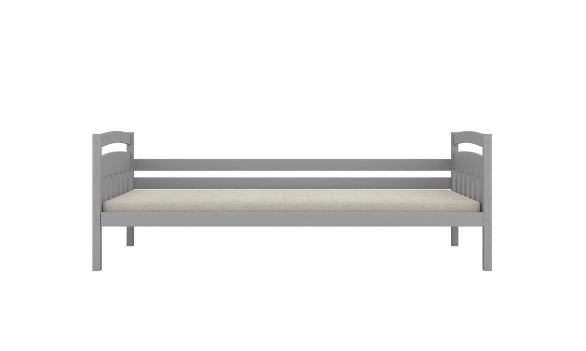 KINDERBETT Tosia mit Matratze 80/160 Grau 80/160 - Grau, Holz (80/160cm) - RAUMHIRSCH FURNITURE