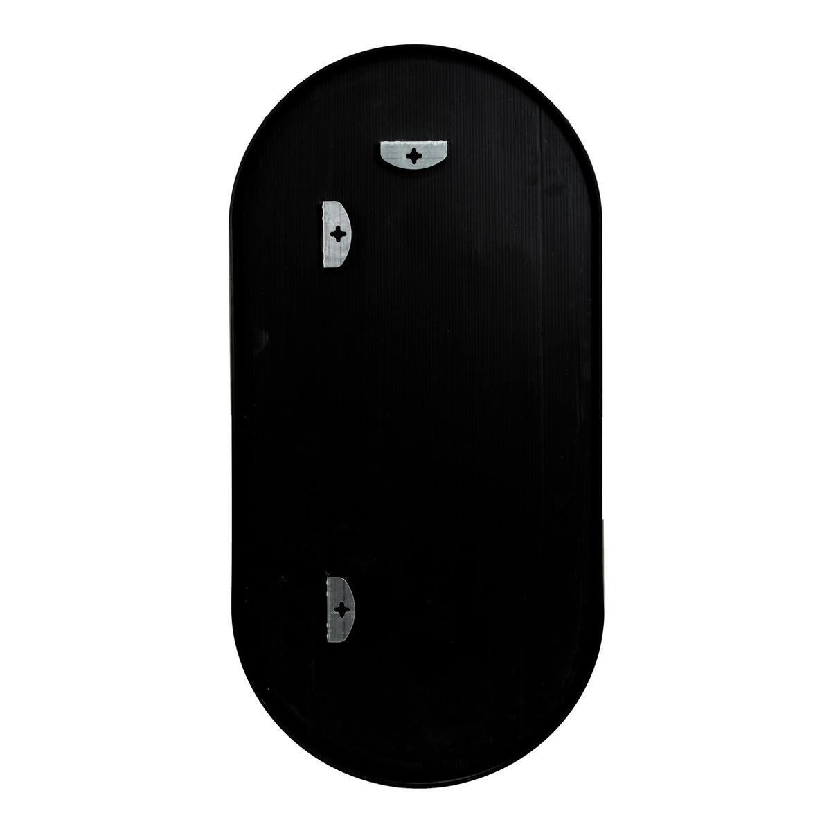 WANDSPIEGEL Picciano - Schwarz, Glas/Metall (40/2.8/80cm) - [en.casa]