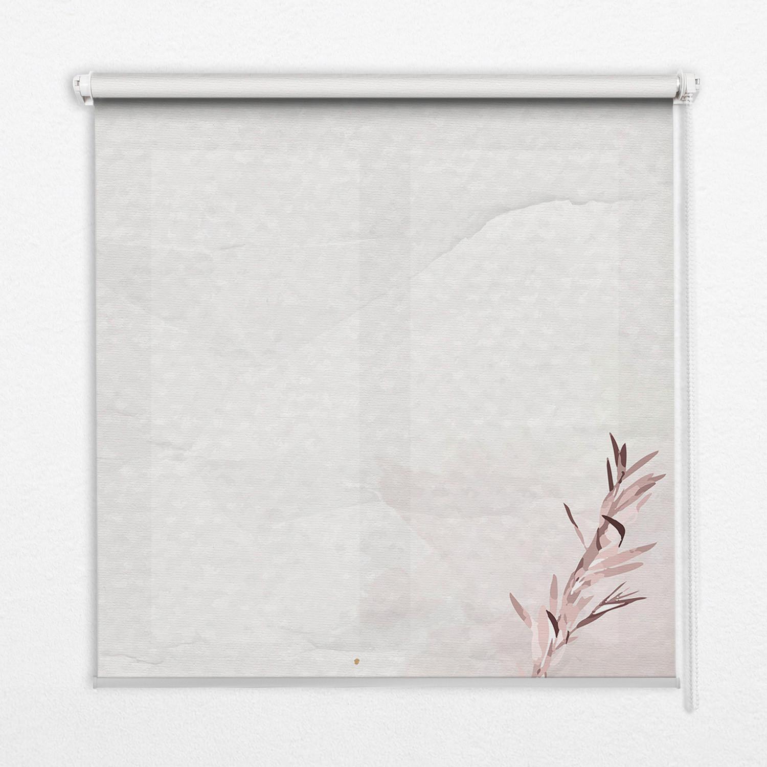 INNENROLLO - Fensterrollo - Rollo - 90x140 cm - Zerknitterte Karte - Weiß, Kunststoff (90/140/0.5cm) - TULUP