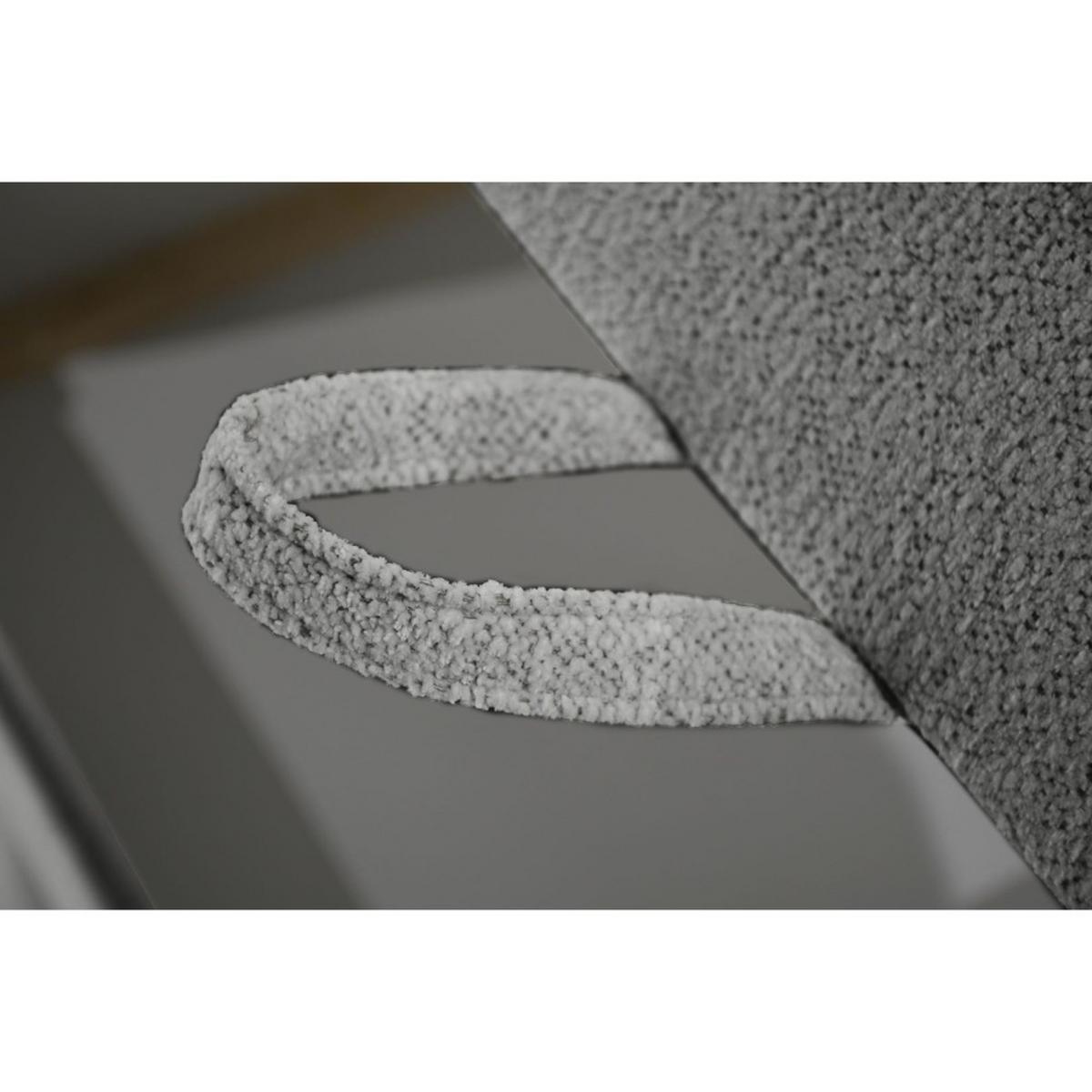 POLSTERBETT Topiq I 144/203/103 grau, Bouclé-Stoff - Grau, Holzwerkstoff (140/200cm) - Beautysofa
