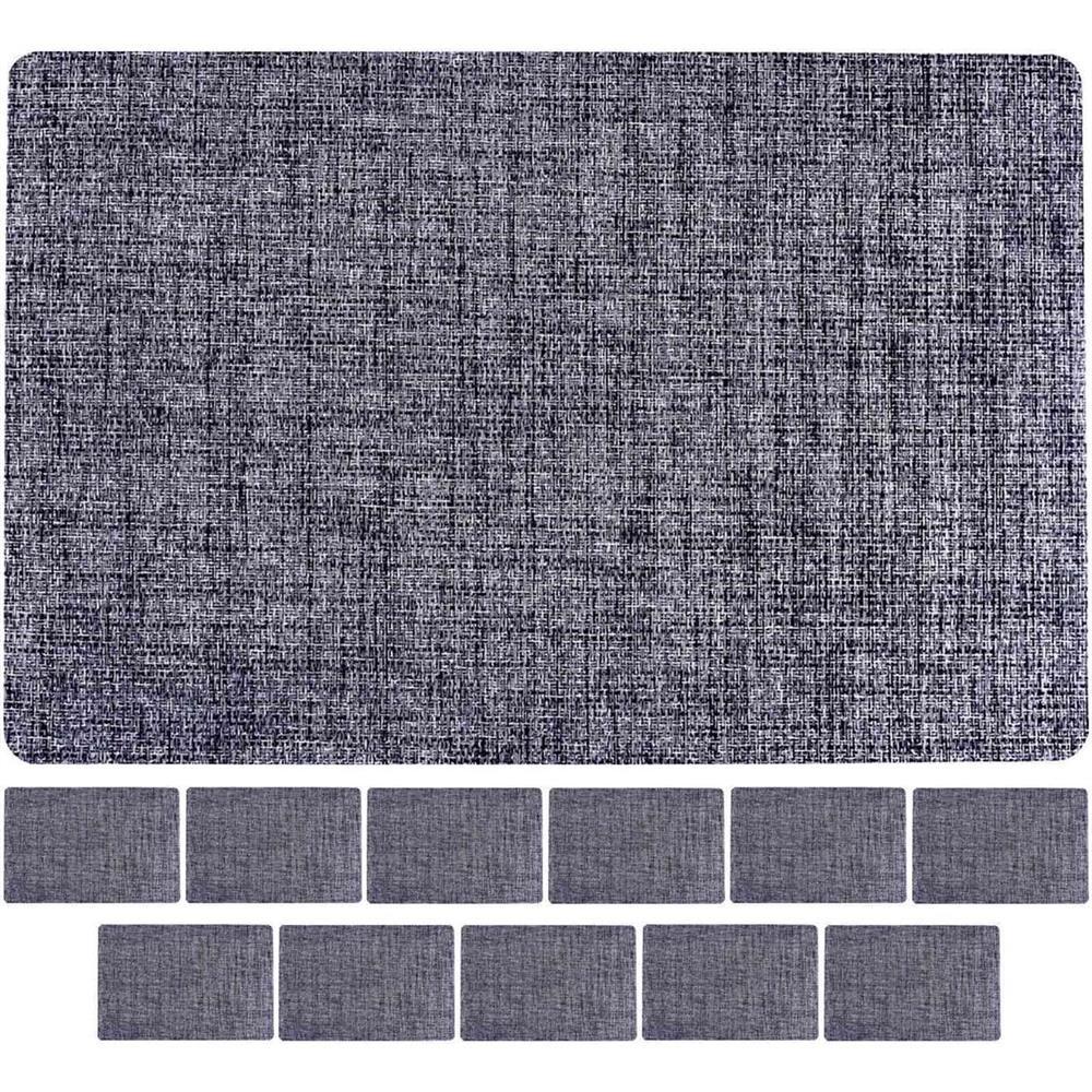 TISCHSETS Linen Graublau 44 x 29 cm 12er Set - Blau, Kunststoff (43.5/28.5/0.1cm) - Ritzenhoff Breker