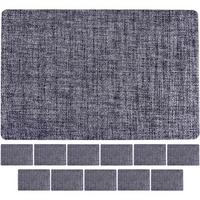 TISCHSETS Linen Graublau 44 x 29 cm 12er Set - Blau, Kunststoff (43.5/28.5/0.1cm) - Ritzenhoff Breker