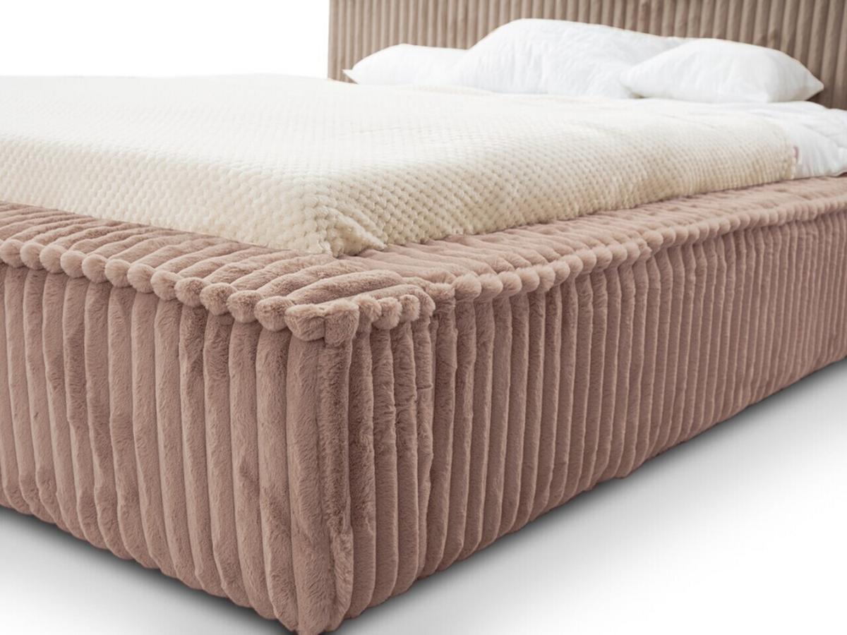 POLSTERBETT Lago 160x200 Braun - Braun, Textil (160/200cm) - Graingold