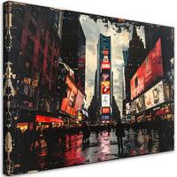 LEINWANDBILD Städte & Architektur 45x30cm - Schwarz, Textil (45/30cm) - Feeby