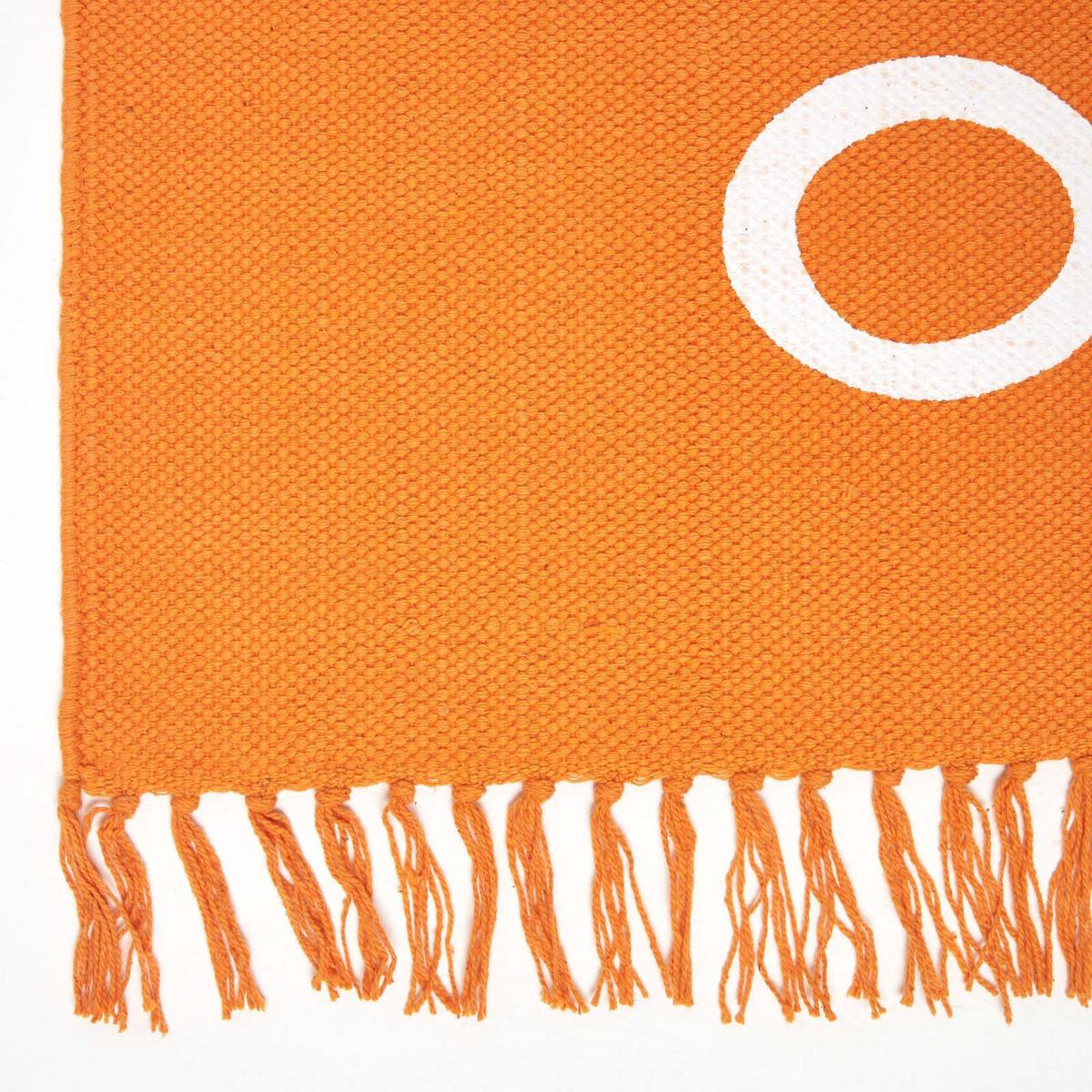 BAUMWOLLTEPPICH Keep Calm and Carry On 60/100 cm - Orange, Textil (60/100cm) - Homescapes
