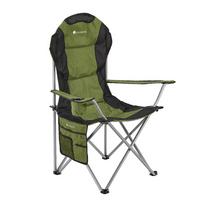 CAMPINGSTUHL Lido grün mit Flaschenhalterung & Tragetasche - Grün, Textil (62/102/62cm) - Juskys