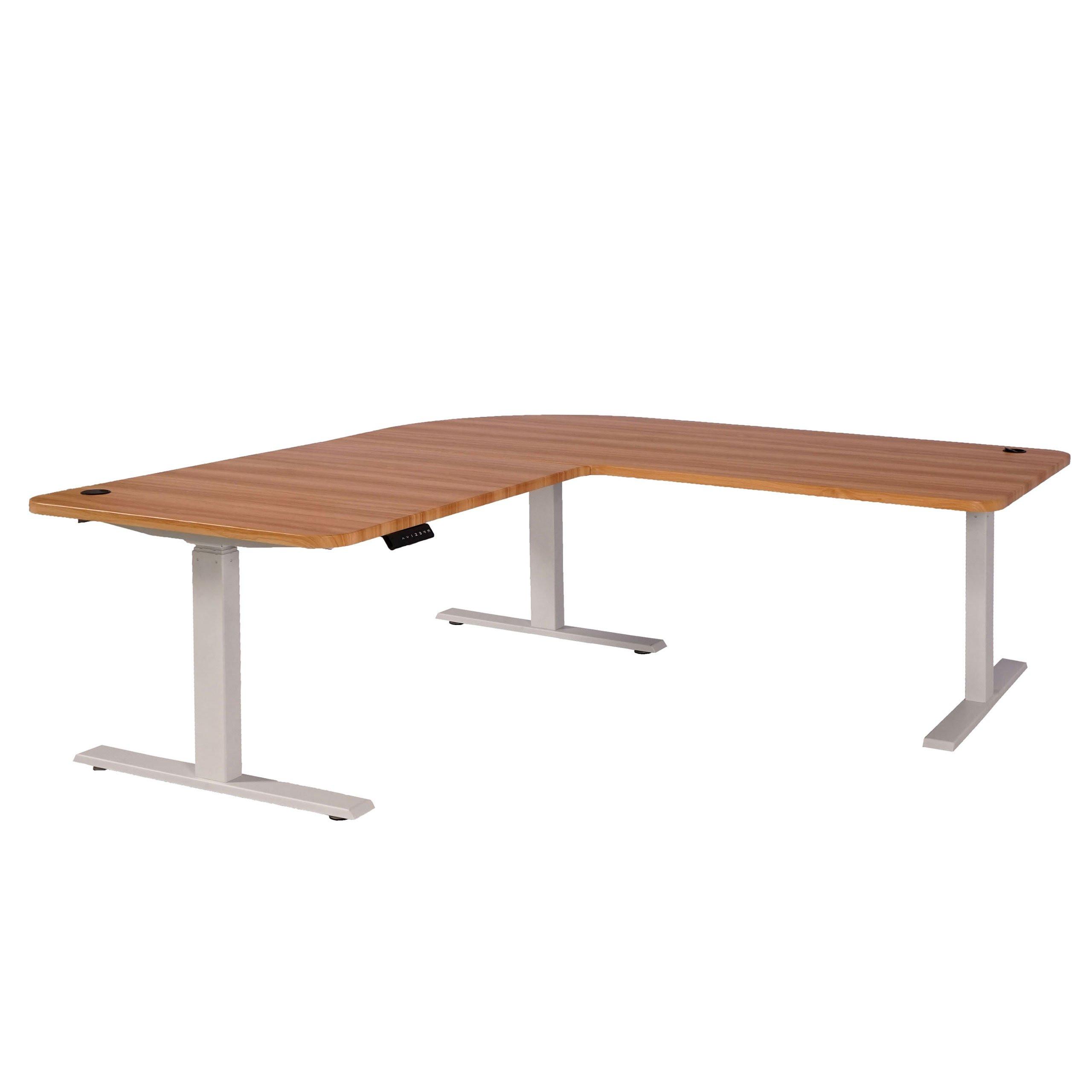 TISCHPLATTE FÜR ECK-SCHREIBTISCH Eiche Dekor - Eichefarben, Holz (97/177/2cm) - MCW