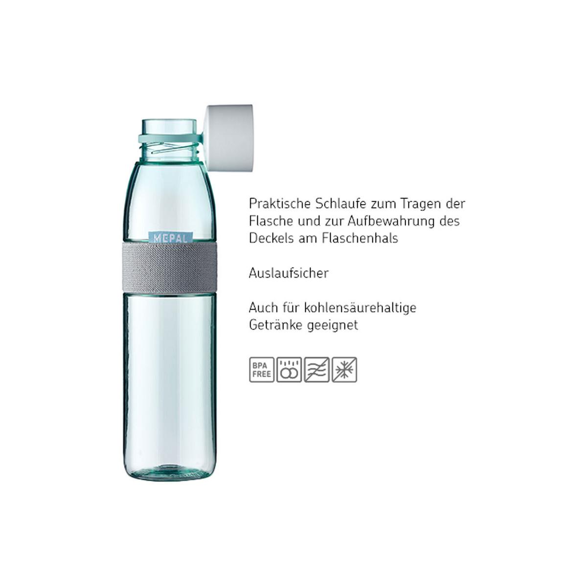 TRINKFLASCHE ELLIPSE Vivid Blue 700 ml - Dunkelblau, Kunststoff (0.7L) - Mepal