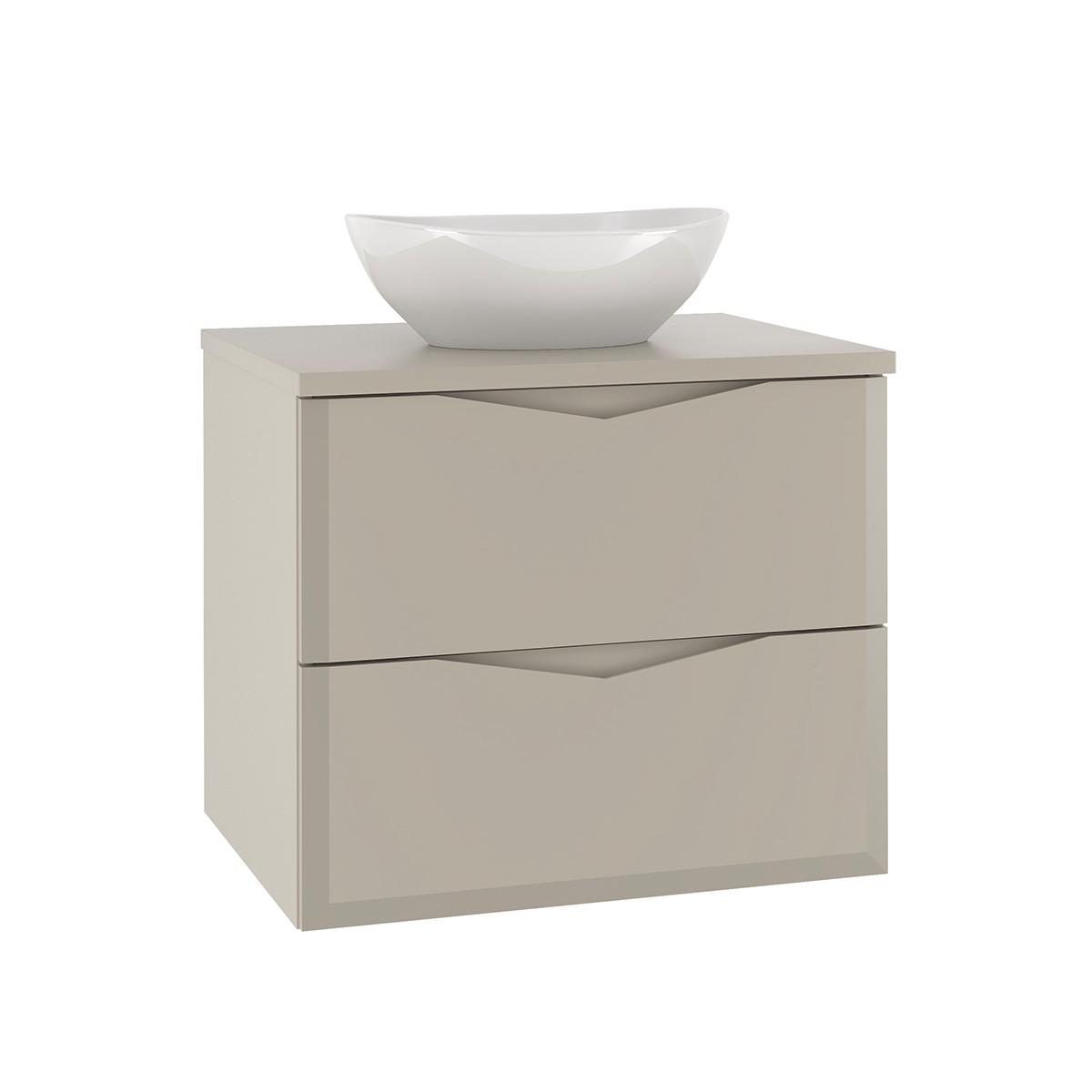 WASCHTISCH 60.6cm Ellie Kaschmir - Beige, Holzwerkstoff (60.6/52.2/46.5cm) - Petits-meubles
