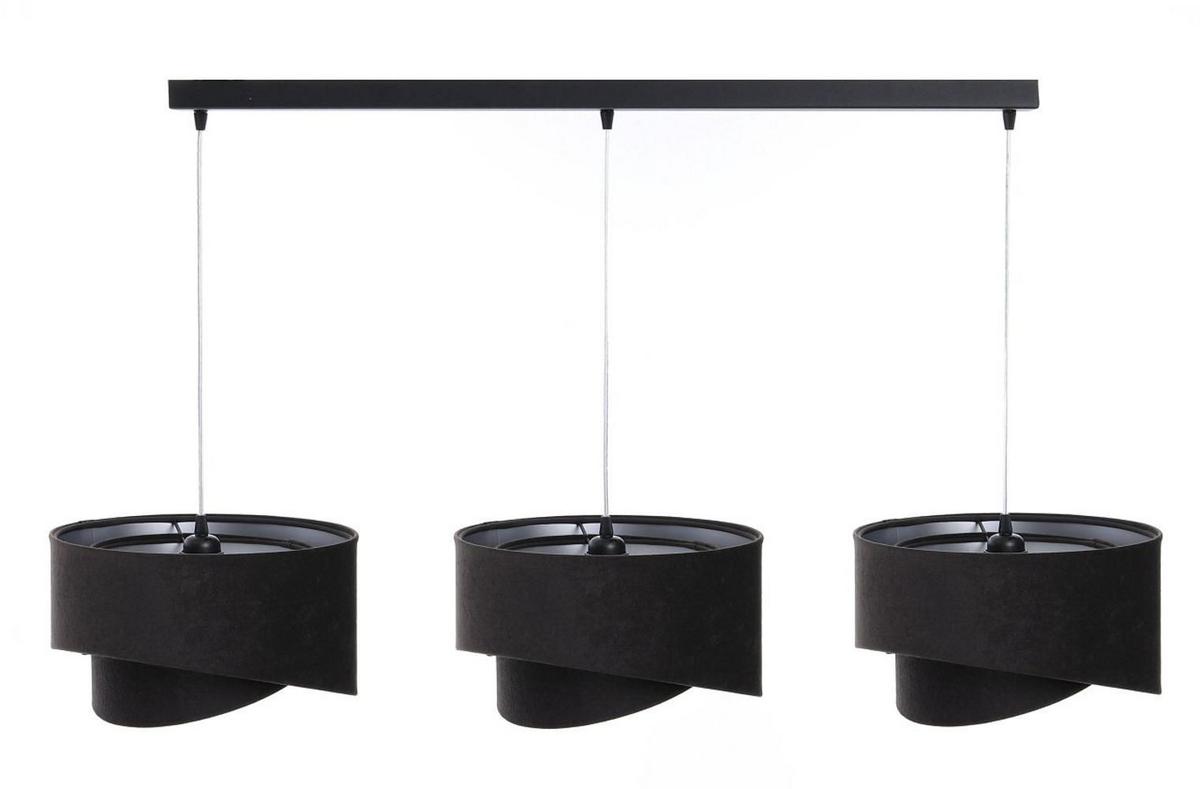 HÄNGELEUCHTE Schwarz 30/18 cm - Schwarz, Kunststoff (30/0.3/18cm) - ONZENO