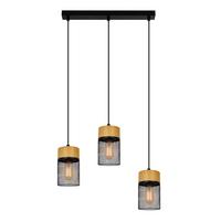 KRONLEUCHTER Luminhold 46.0/10.0/172.5 cm - Schwarz, Holz (172.5/46/10cm) - ZMH