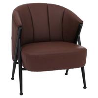SESSEL Rotbraun - Rotbraun, Kunststoff (65/74/72cm) - MCW