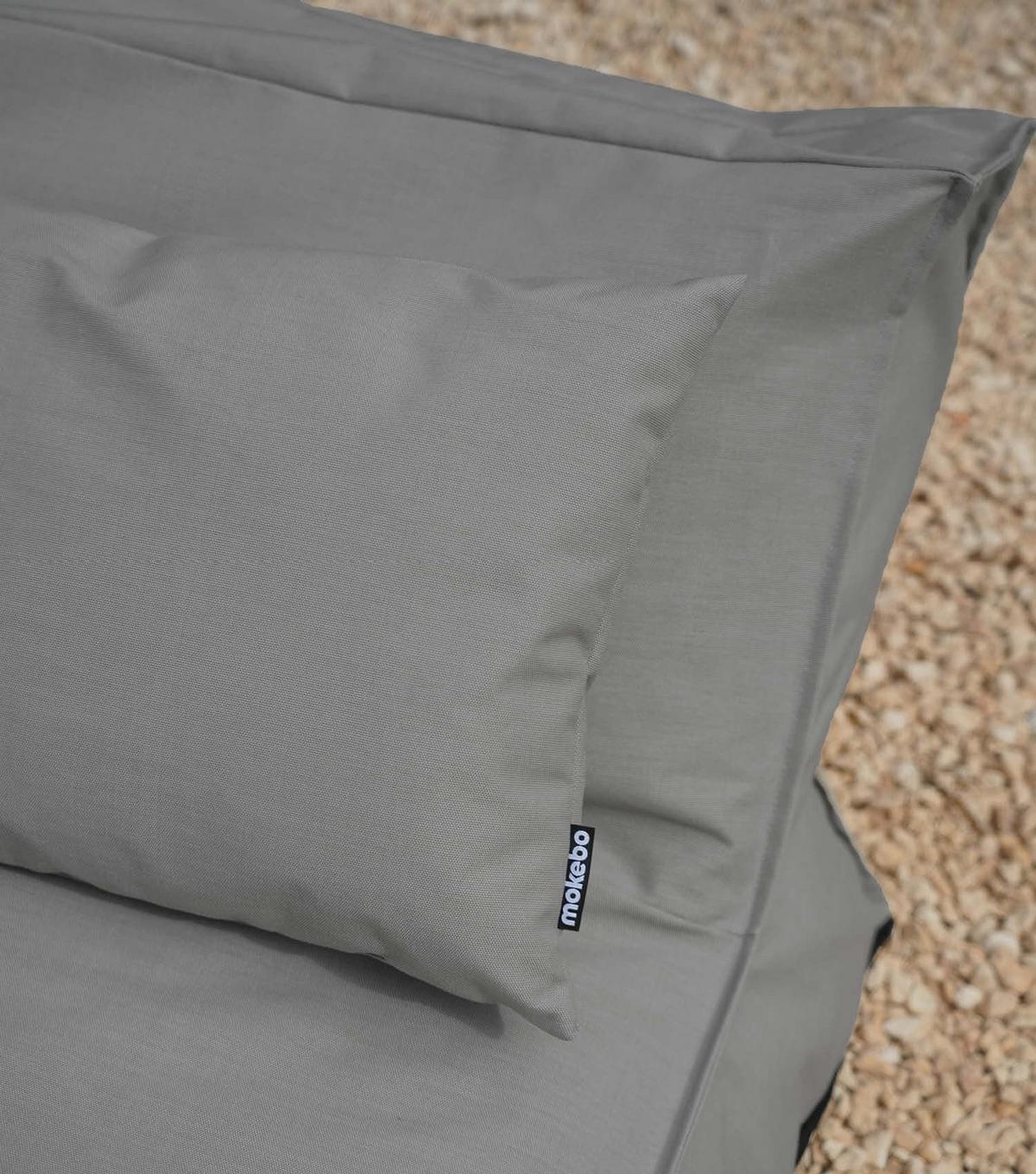 OUTDOOR KISSEN Der Daydream - Dunkelgrau, Textil (60/8cm) - Mokebo