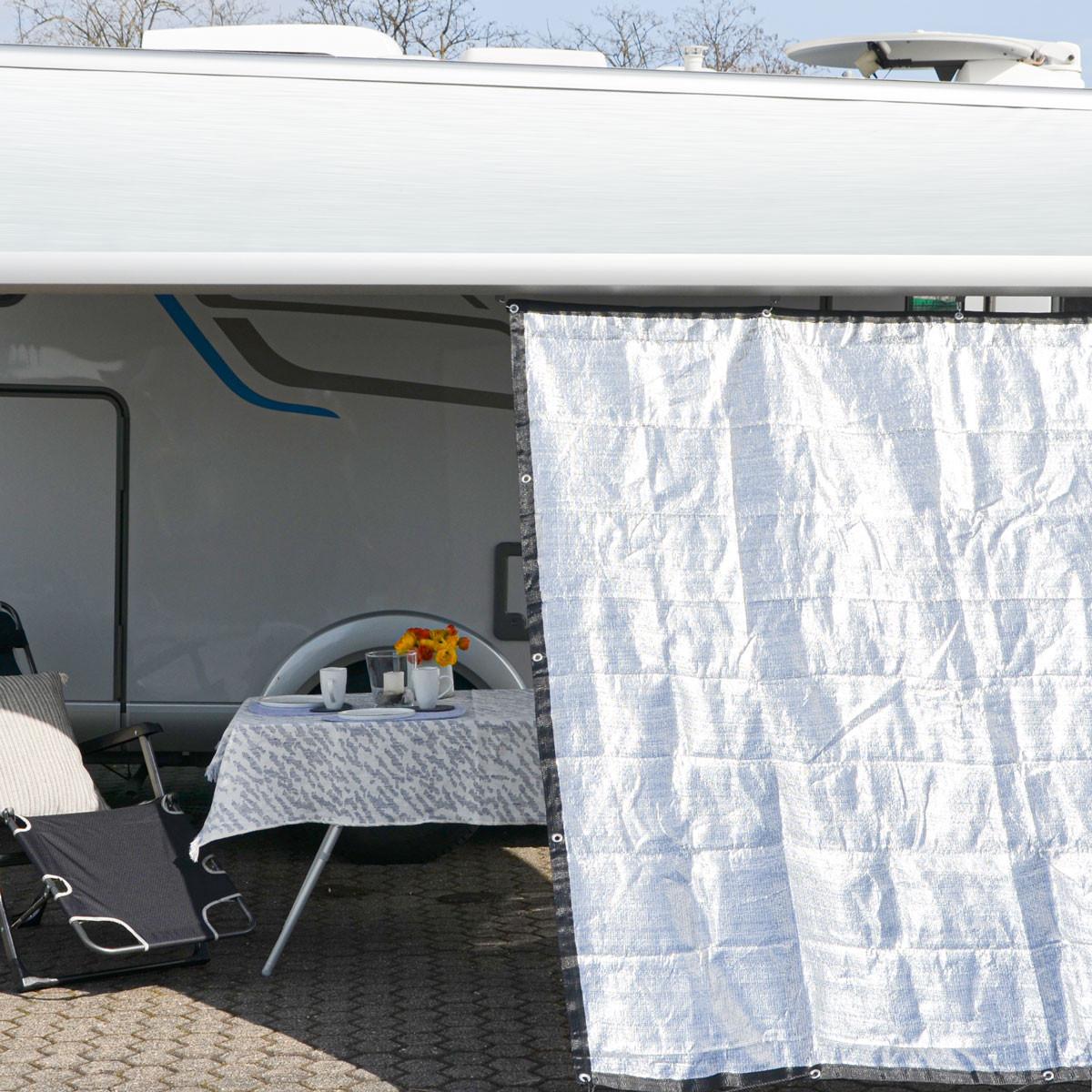 ALUMINIUM-SCHATTENNETZ 6/7 m, Silberfarben - Silberfarben, Metall (600/700cm) - Amanka