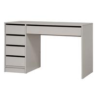 SCHREIBTISCH Malta mit 5 Schubladen, grifflos, Kaschmir - Kaschmir, Holzwerkstoff (57/120/75.5cm) - Beautysofa