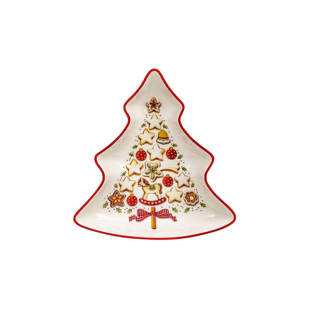 BAUMSCHALE Winter Bakery Delight bunt 17 x 16 cm - Multicolor, Keramik (1cm) - Villeroy & Boch