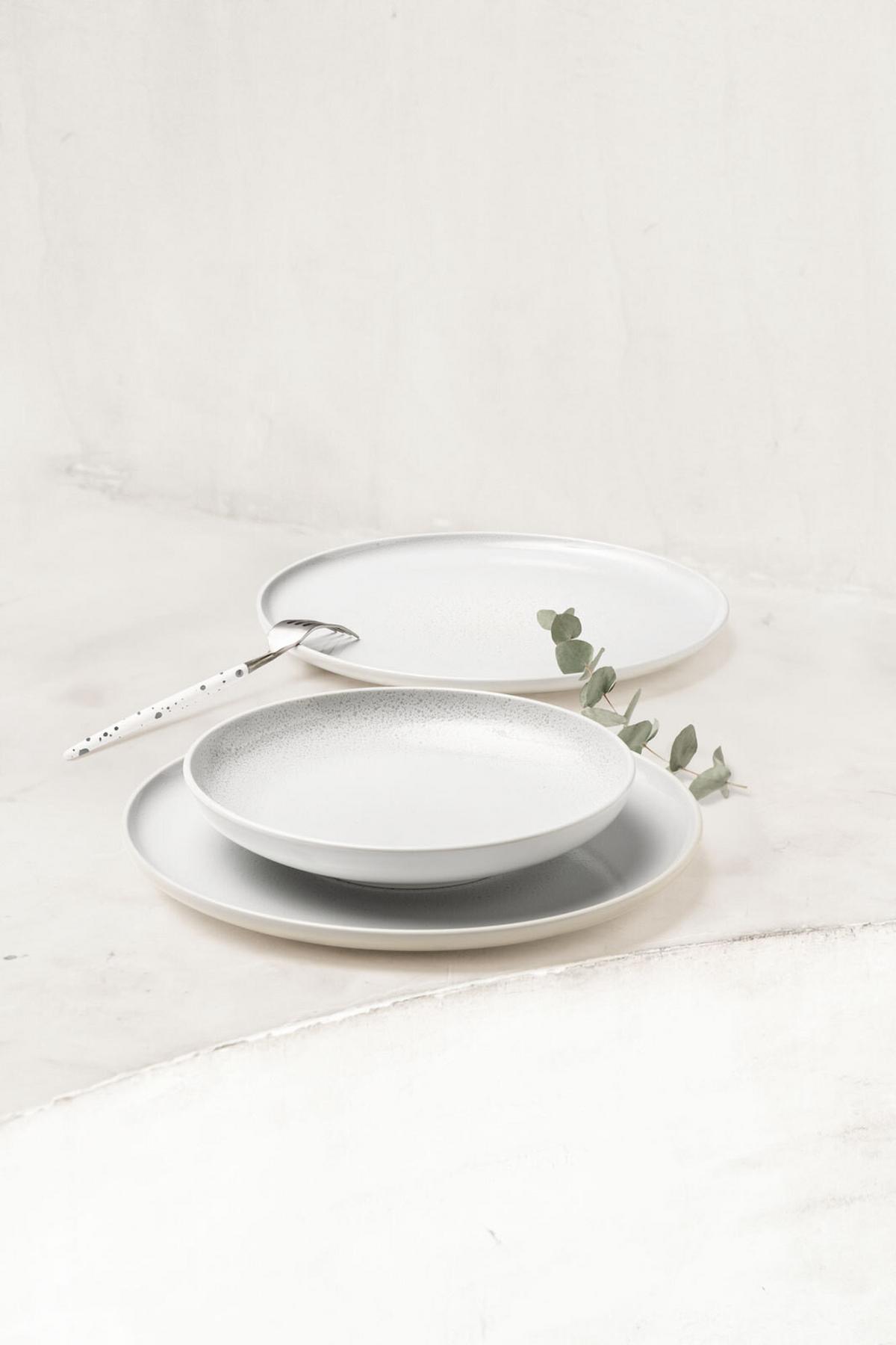 EINSTEIGER-SET Sento Home Aura white 8-tlg. - Weiß, Keramik (2/2/2cm) - Seltmann Weiden