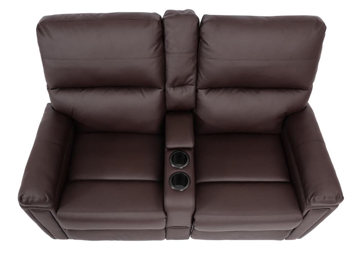 2ER KINOSESSEL Dunkelbraun - Dunkelbraun, Textil (157/102/166cm) - MCW