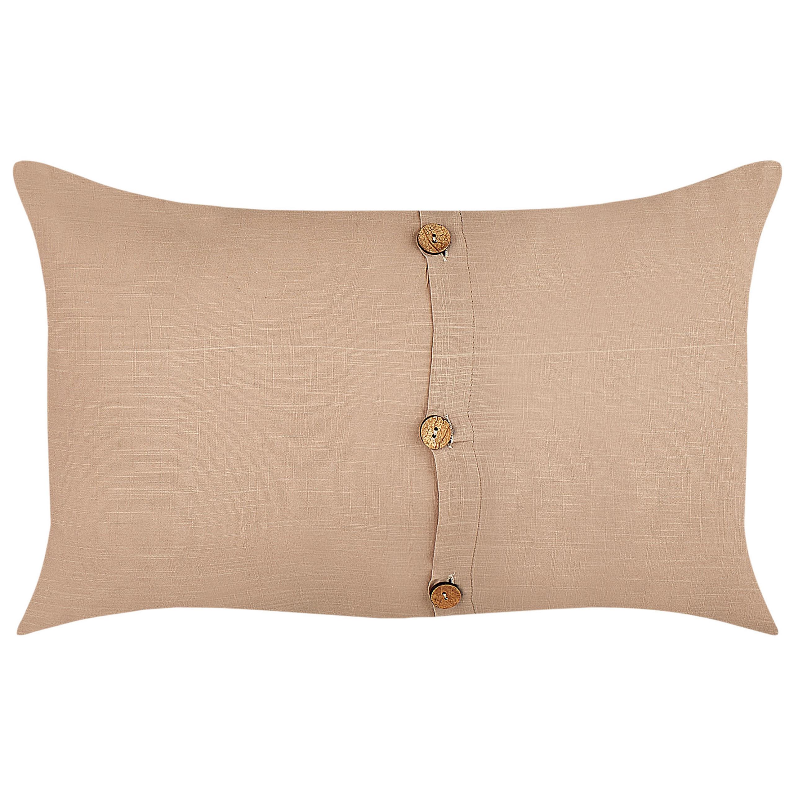 DEKOKISSEN 2er-Set Beige 30/50 cm Banori - Beige, Textil (50/30cm) - Beliani