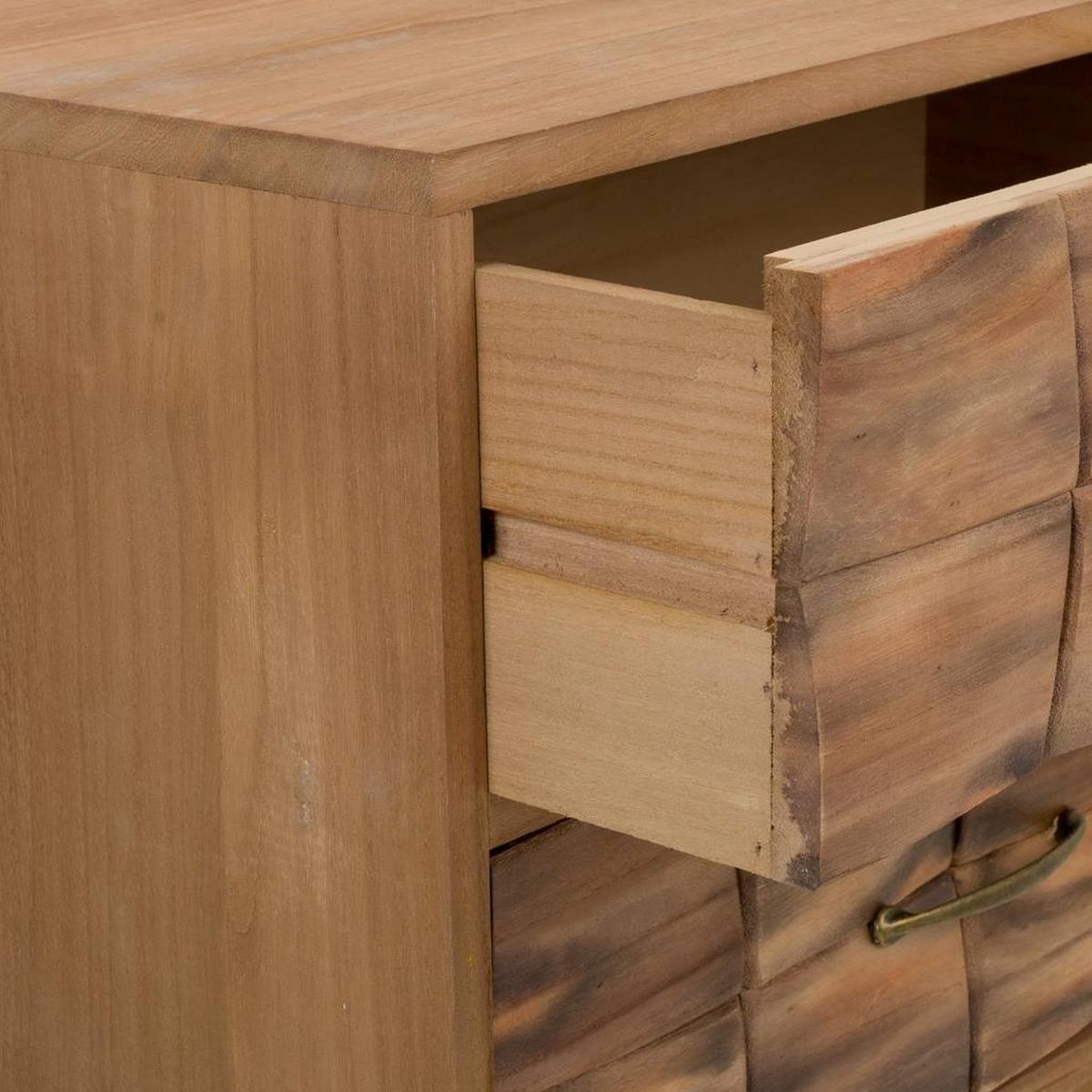 NACHTTISCH aus Holz, braun, 50x38x73cm - Braun, Holz (50/38/73cm) - Wanderlust