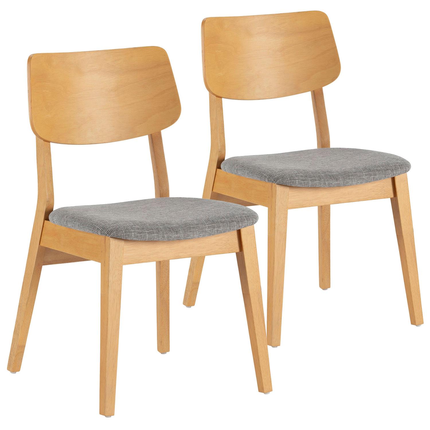 STUHL-SET 2 Susi Eichenfarbe, Massivholz - Honigeiche, Holz (49/82/52cm) - VS Venta-stock