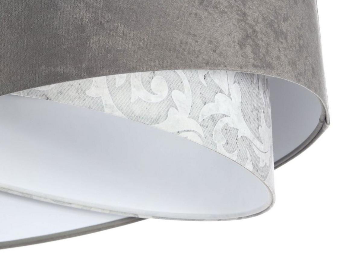HÄNGELEUCHTE Grau 50/23 cm - Weiß, Kunststoff (50/1.3/23cm) - ONZENO