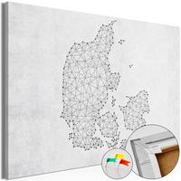 PINNWANDBILDER Schwarz-Weiß 60/40 cm - Schwarz, Naturmaterialien/Textil (60/40cm) - KUNSTLOFT