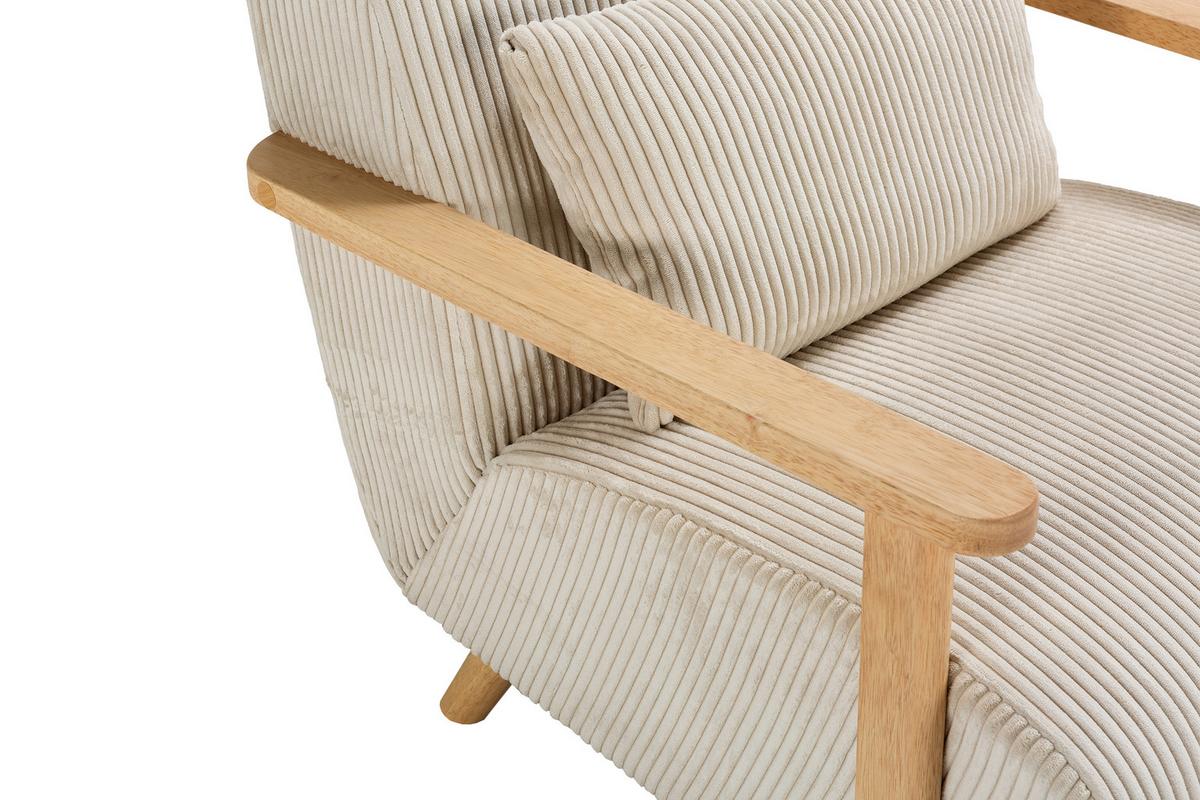 SESSEL Bonnie Beige 70/83/84 cm - Beige, Textil (83/84/70cm) - Calicosy