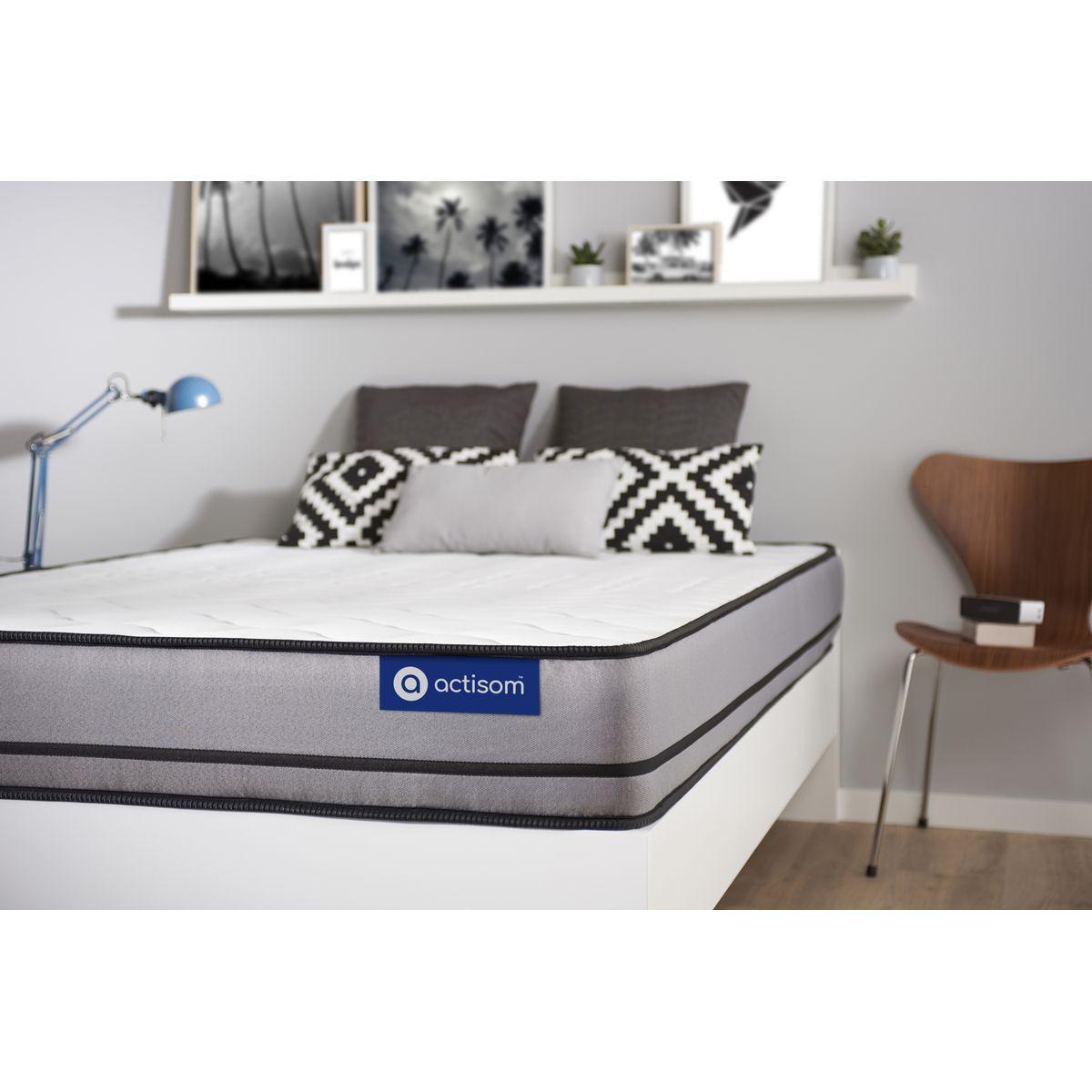 MATRATZE Actimemo night Memory-Schaum 80 x 200 cm h4 - Weiß, Textil (80/200cm) - ACTISOM