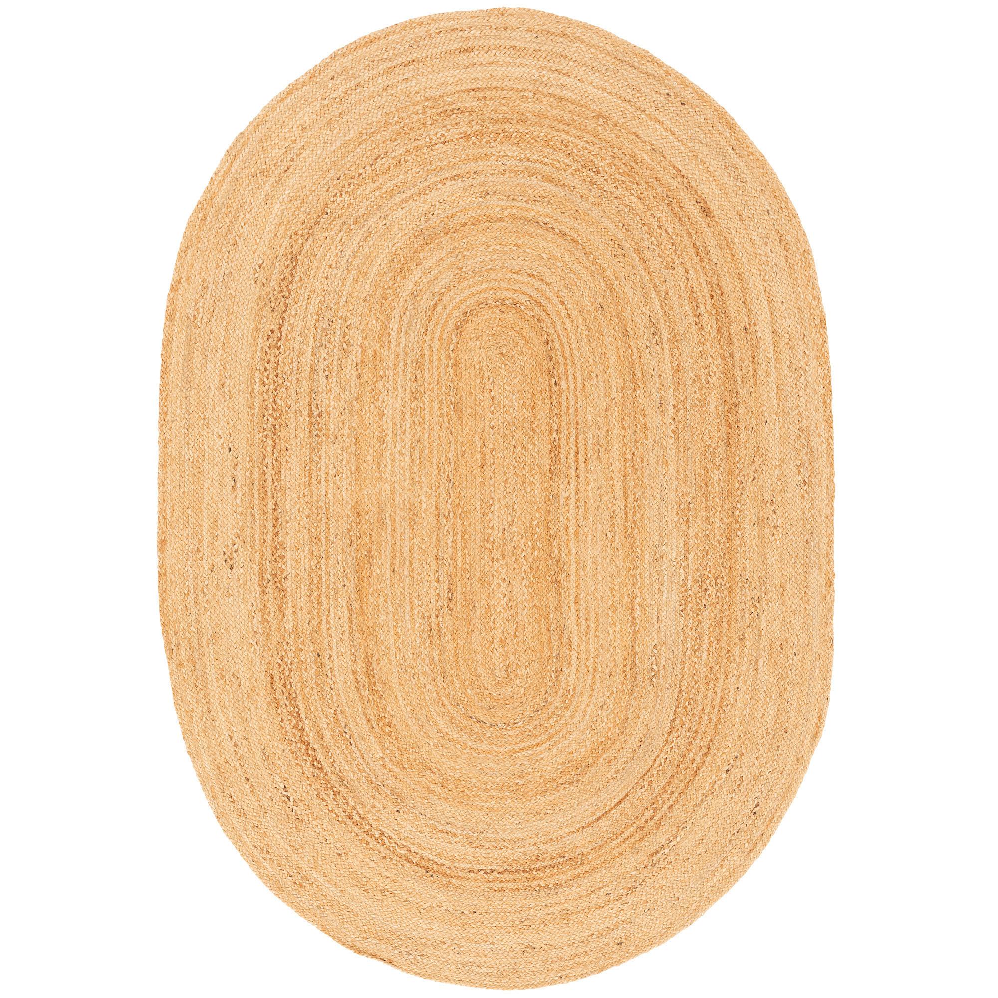 NATURFASER TEPPICH JUTE SALSA NATUR UNI - Beige, Textil (80/150cm) - Pergamon