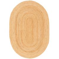 NATURFASER TEPPICH JUTE SALSA NATUR UNI - Beige, Textil (80/150cm) - Pergamon