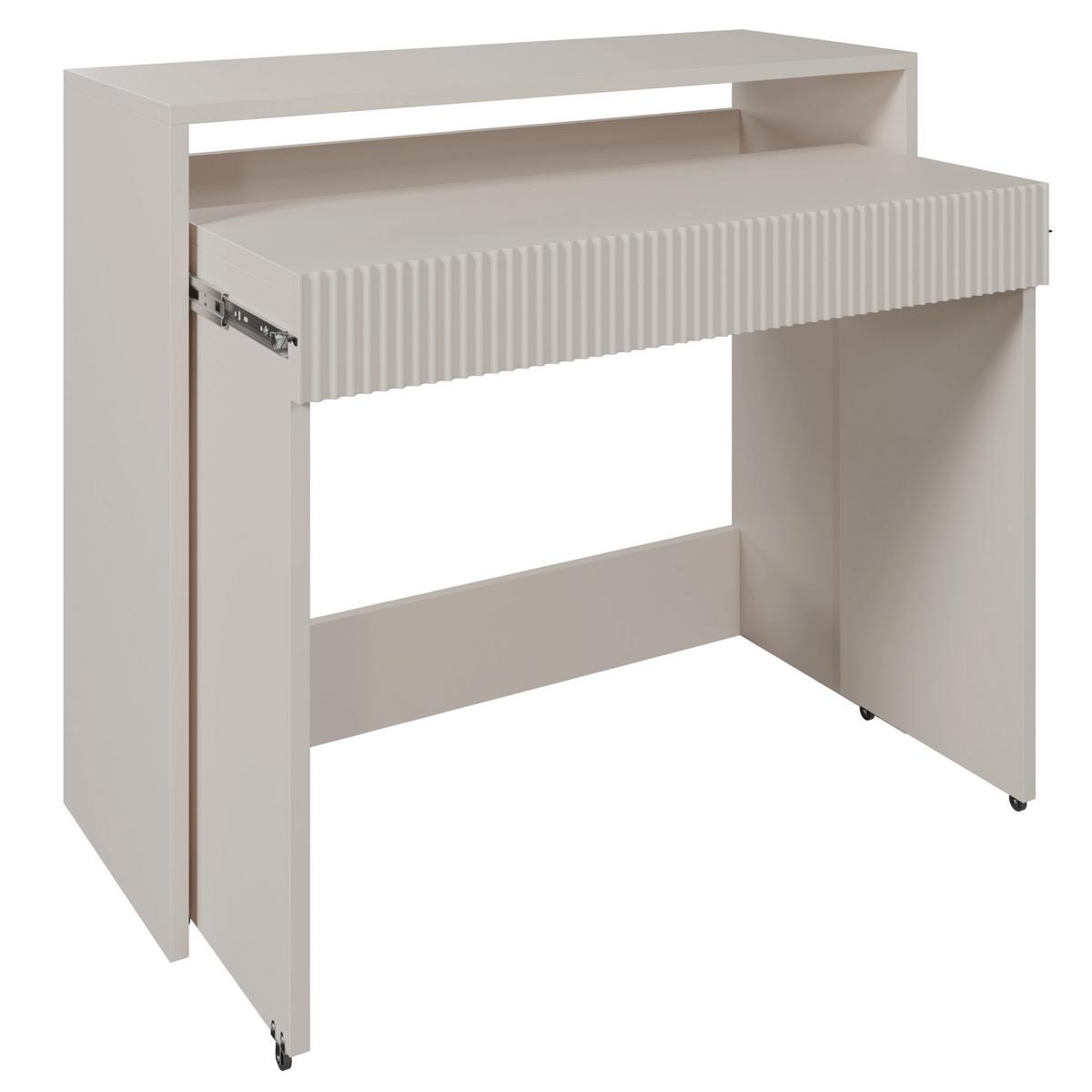 AUSZIEHBARER SCHREIBTISCH ZOOM KASCHMIR 98 CM - Kaschmir, Holzwerkstoff (39/98/87cm) - Selsey