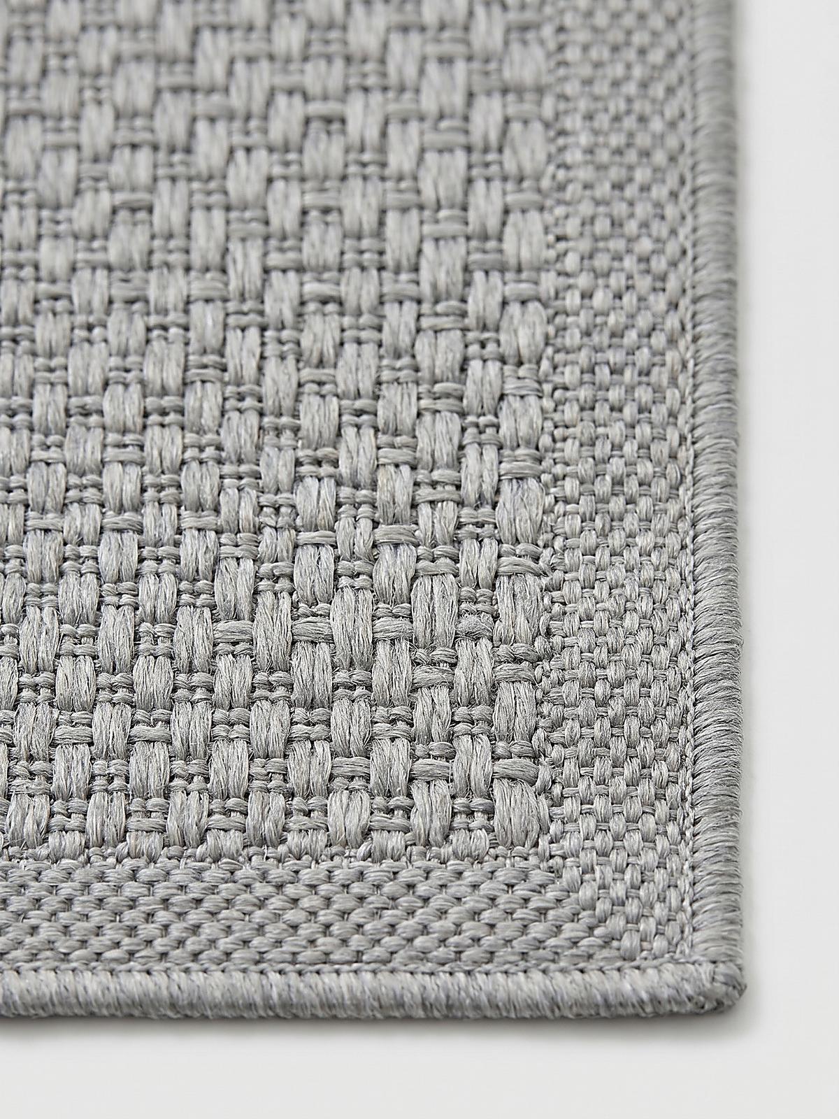 FLACHWEBTEPPICH Uni NURE Polypropylen Grau 160 x 220 cm - Grau, Textil (160/220cm) - KADIMA DESIGN