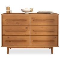 KOMMODE TECCA Eiche - Eichefarben, Holz (111/79/41cm) - IDIMEX