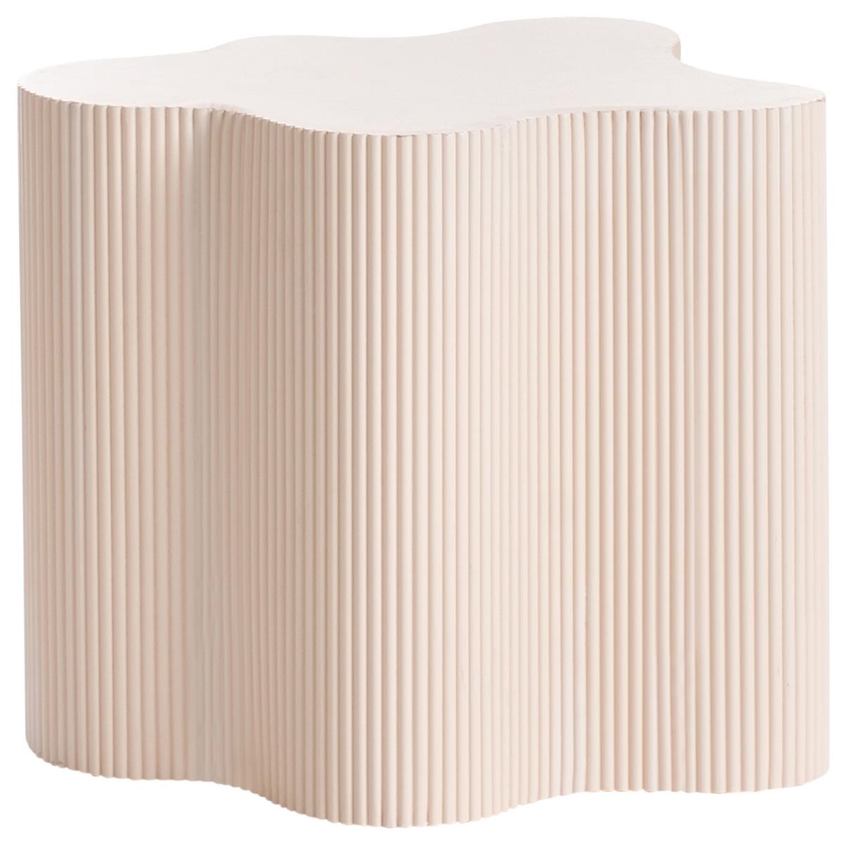 BEISTELLTISCH Cremeweiß Perry - Weiß, Holzwerkstoff (46/45/45cm) - Beliani