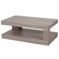 COUCHTISCH rechteck Eiche Dunkel Dekor - Trüffeleichefarben, Holzwerkstoff (60/110/40cm) - MCW