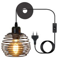 PENDELLEUCHTE Hans 1-flammig 13/15/150 cm - Schwarz, Metall (13/15/150cm) - Nettlife