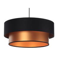 HÄNGELEUCHTE Kupfer 60/20 cm - Schwarz/Kupferfarben, Kunststoff (60/1/20cm) - ONZENO