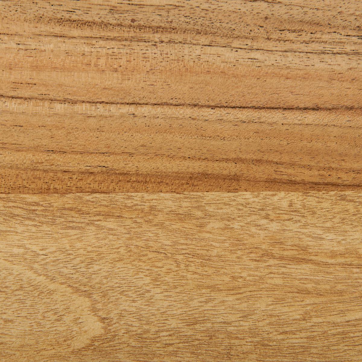 ESSTISCH Akazienholz hellbraun rund 100 cm Arran - Hellbraun, Holz (100/100/79cm) - Beliani