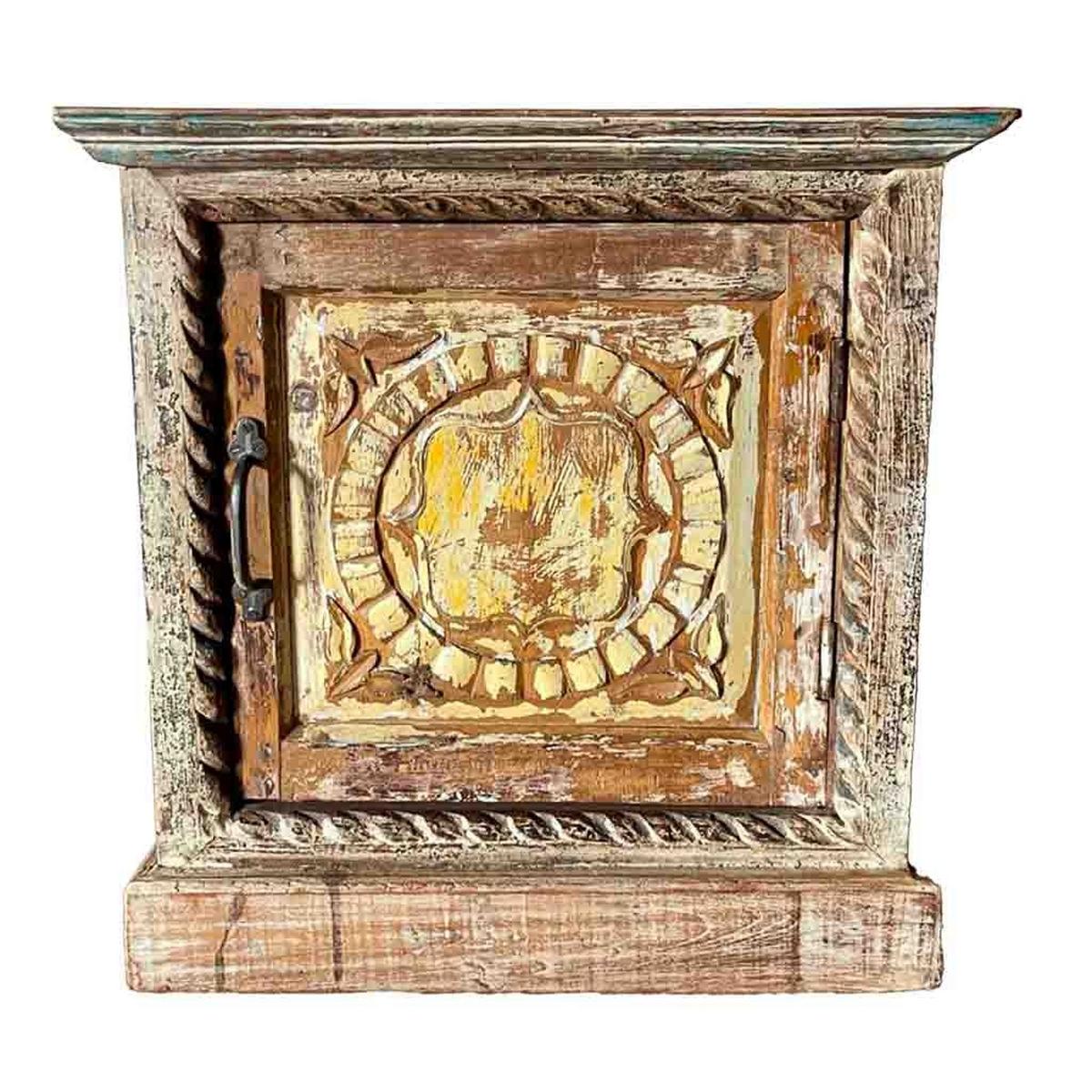 NACHTTISCH aus Holz, braun, 54x29x57cm - Braun, Holz (54/57/29cm) - Wanderlust