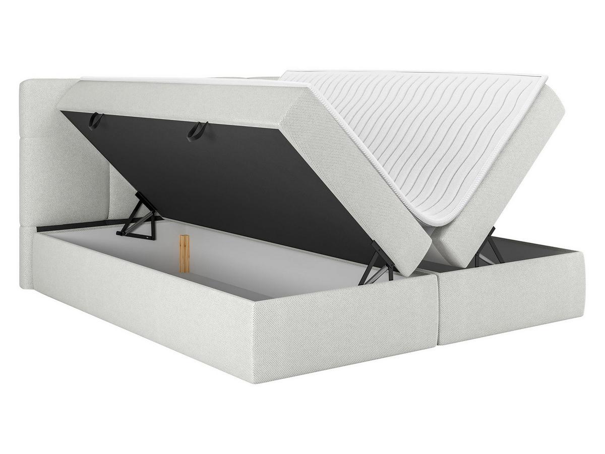 BOXBETT Figaro - H3 - Schwarz/Grau, Holz/Textil (180/200cm) - MIRJAN24