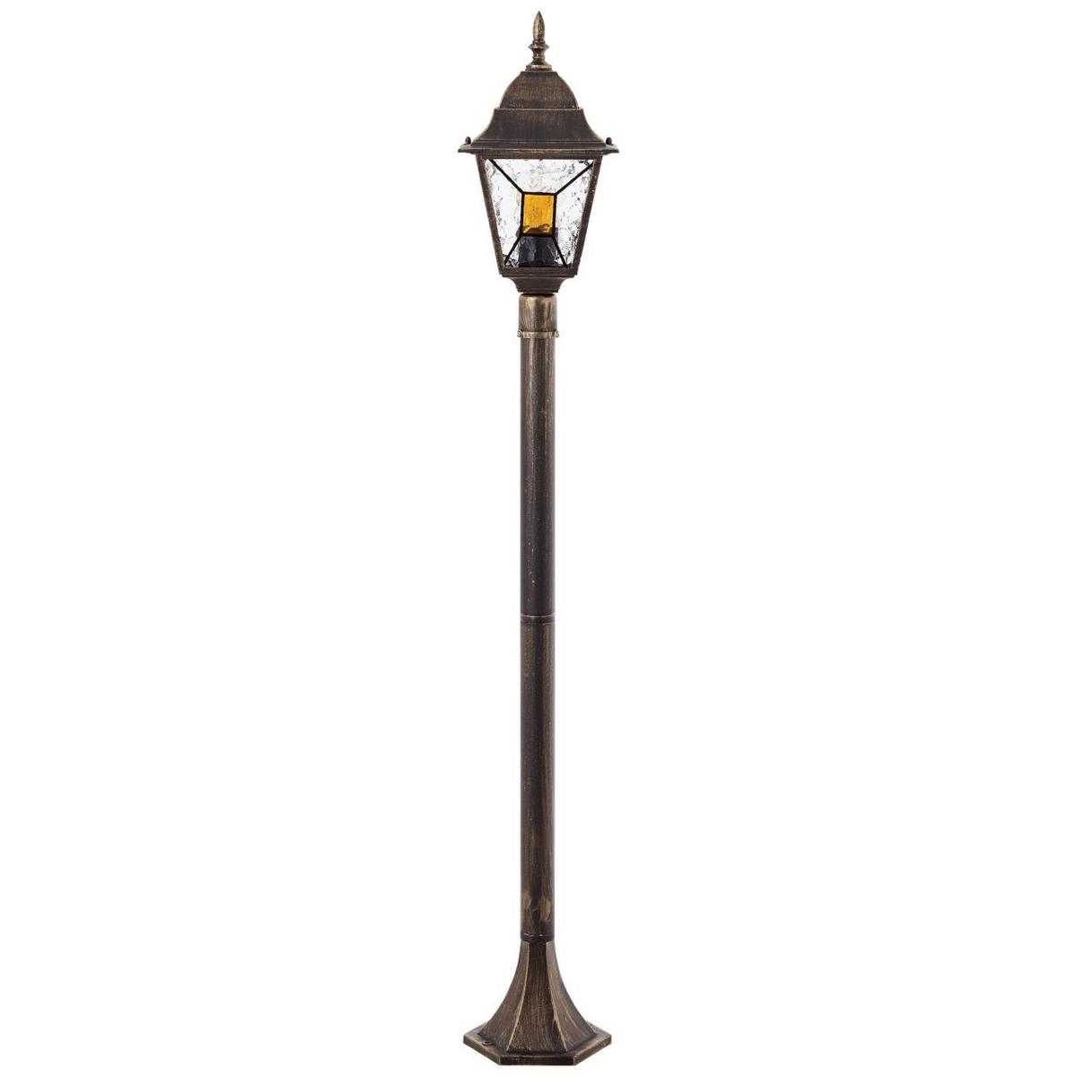 AUSSENSTANDLEUCHTE Janel 90984A86 - Schwarz, Metall (18/18/116cm) - Brilliant