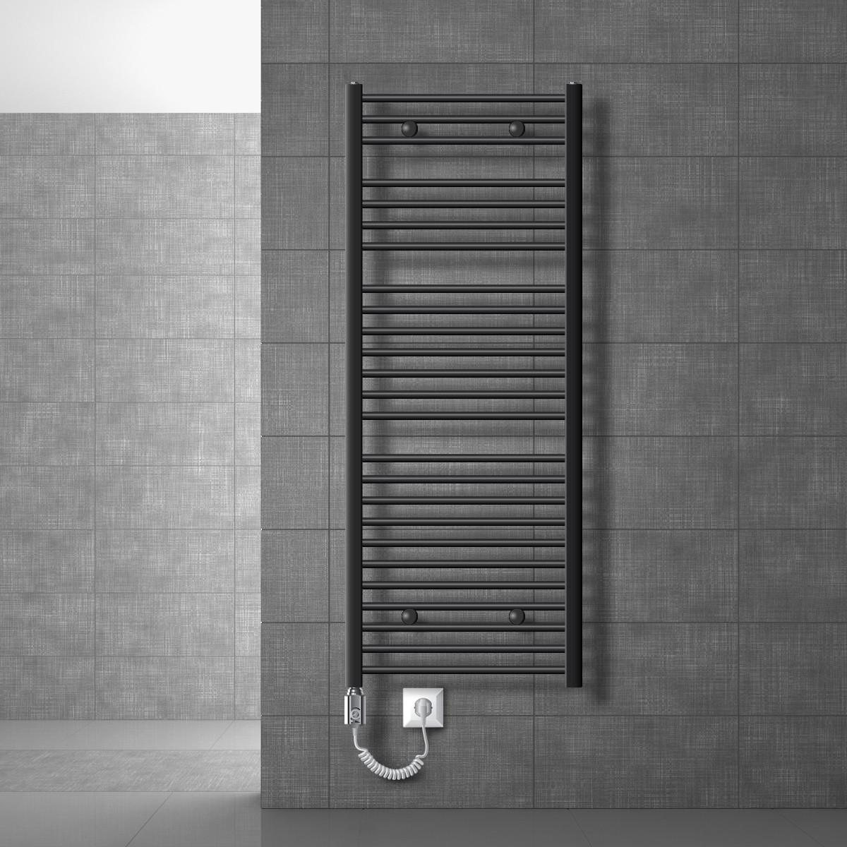 BADHEIZKÖRPER - Anthrazit, Metall (3/150/60cm) - LuxeBath