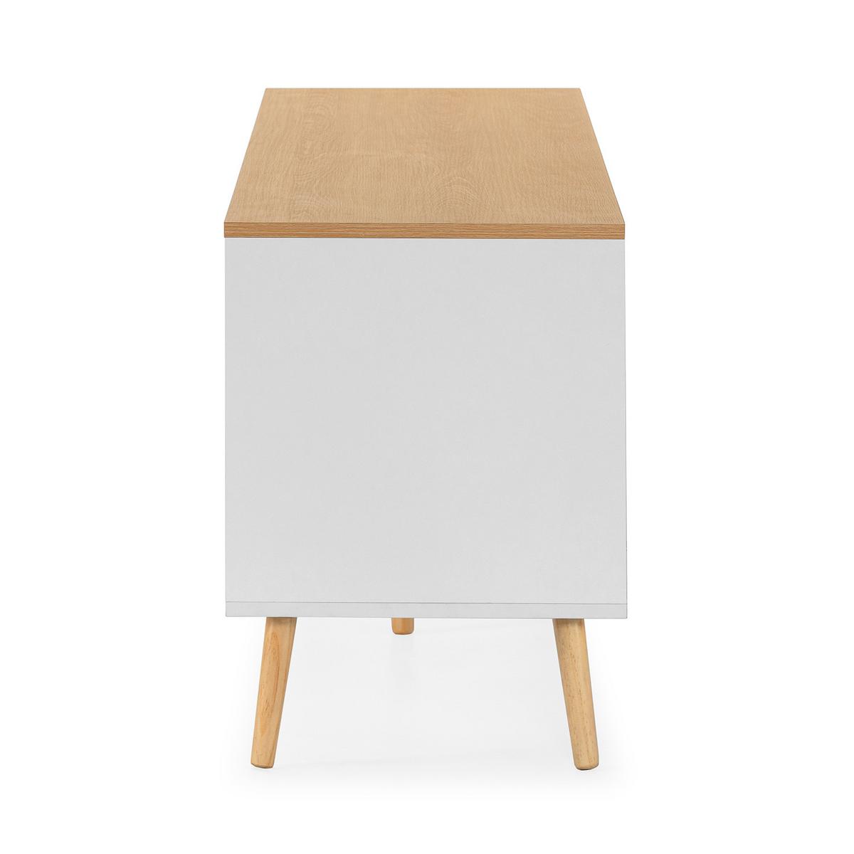 TV-ELEMENT Desi 2 türen Weiß - Weiß, Holzwerkstoff (160/55/40cm) - VS Venta-stock