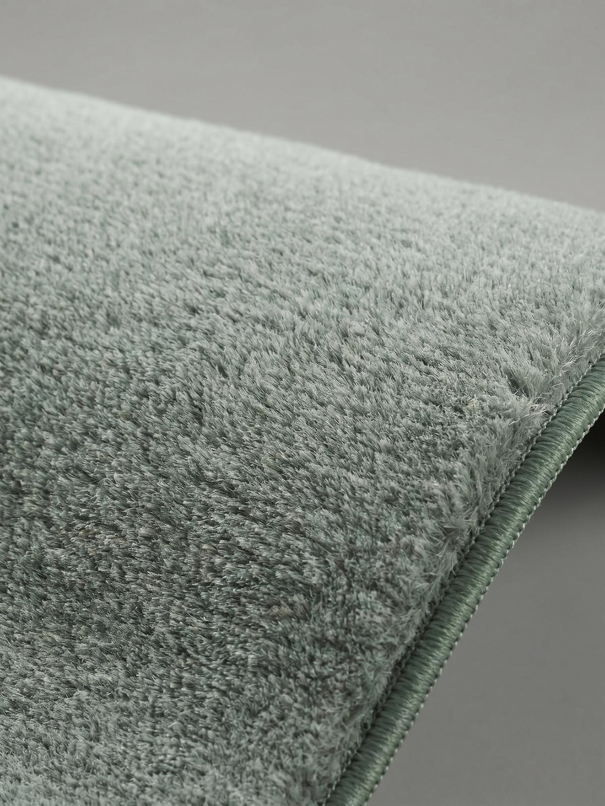 KURZFLORTEPPICH Antirutsch Uni RUTOR Polyester Grün 160 x 220 cm - Grün, Textil (160/220cm) - KADIMA DESIGN