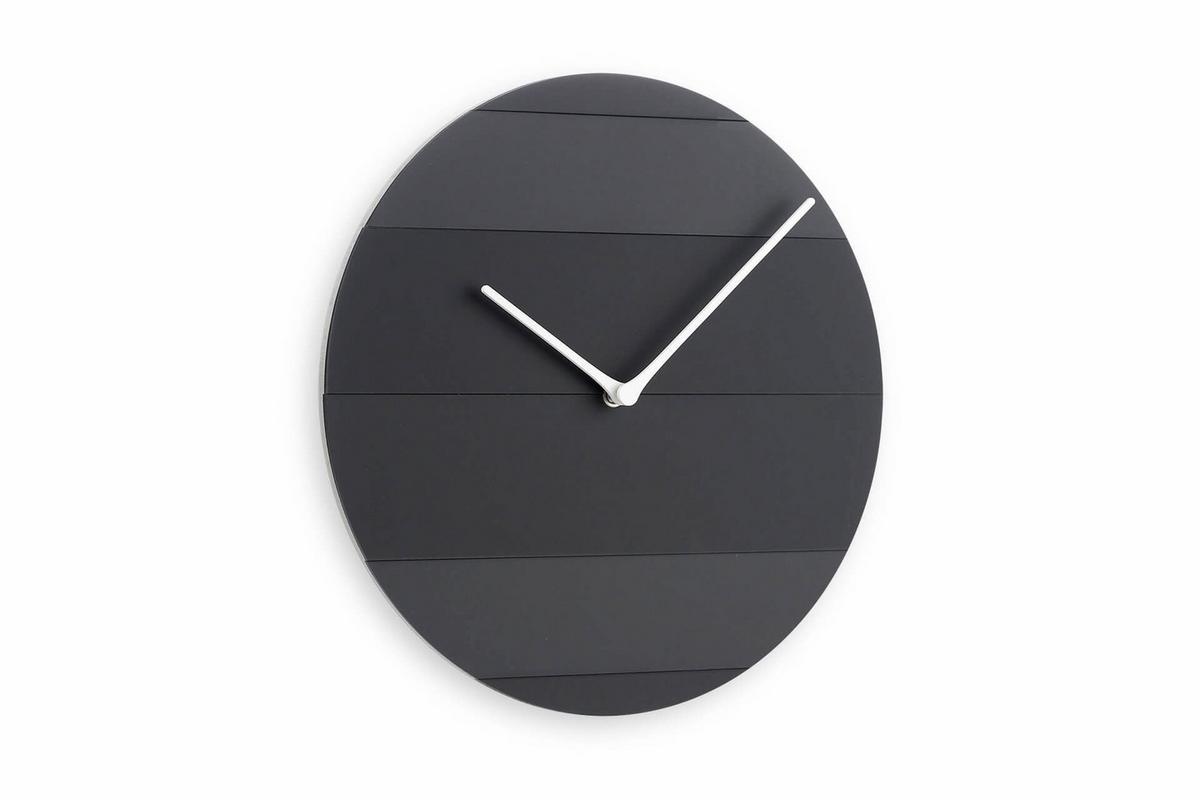 WANDUHR Design Schwarz 29/29 cm - Schwarz, Holzwerkstoff (0.58/29/1cm) - ONZENO
