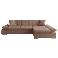ECKSOFA Montana, Seite: Rechts - Cappuccino, Holz/Textil (278/161cm) - MIRJAN24