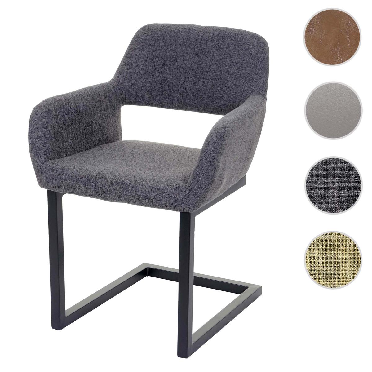 ESSZIMMERSTUHL Anthrazit - Anthrazit/Grau, Textil (58/80/55cm) - MCW