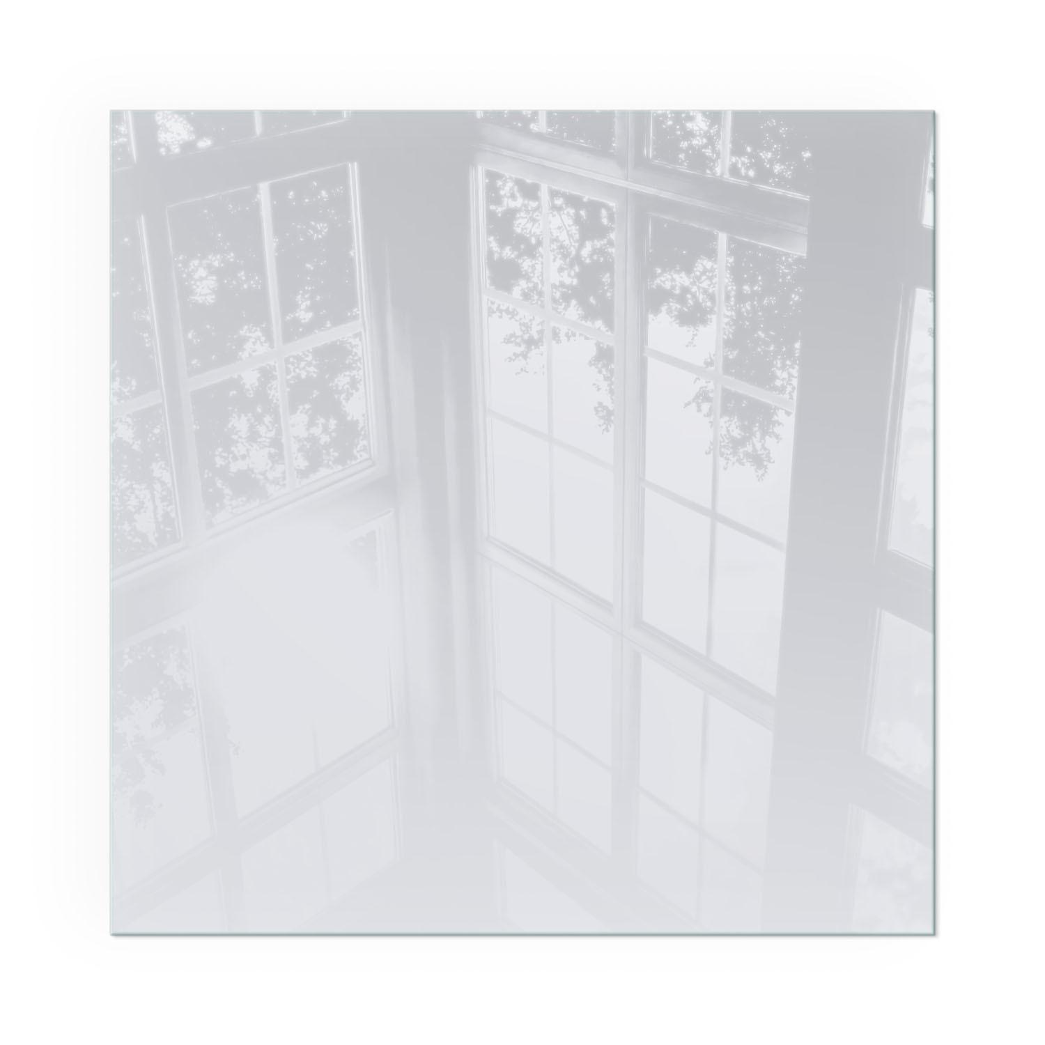 GLASPLATTE für Kamin 60x60 cm - Grau, Glas (60/60/0.4cm) - TULUP